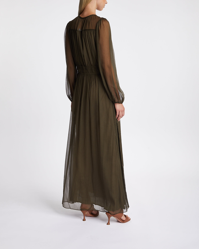 DANTE6 Dress D6Absolute pleated boho Grön 3 (M)