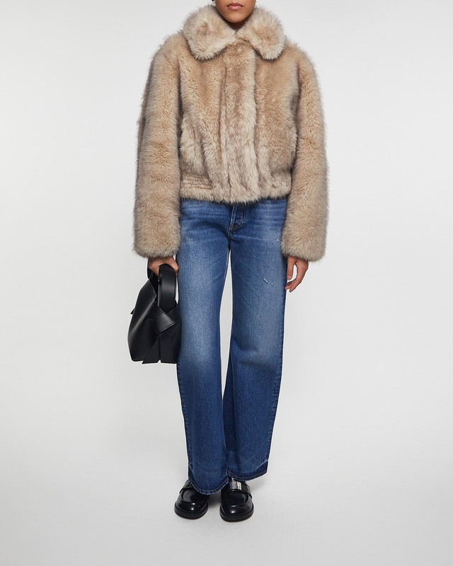 Jacket Lena Faux Fur Natural