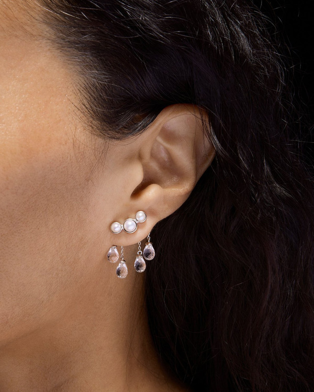 Earring Rain Small Silver