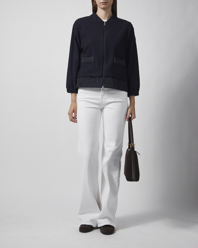 Cardigan Zip Up Navy
