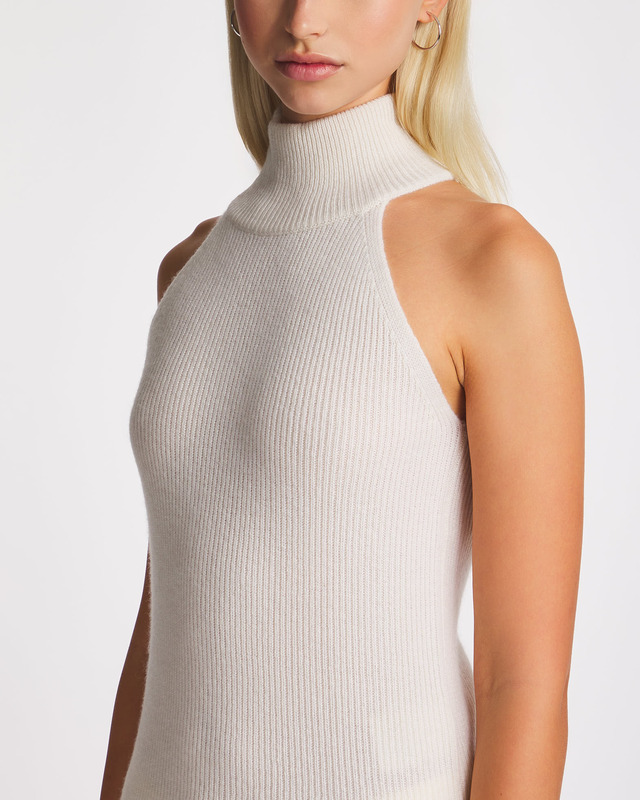 LISA YANG Topp Freya Tank Cashmere Offwhite 1 (S-M)