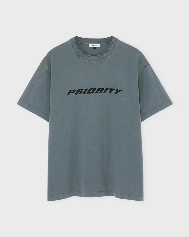 Eytys T-Shirt Leon Priority Grå XS