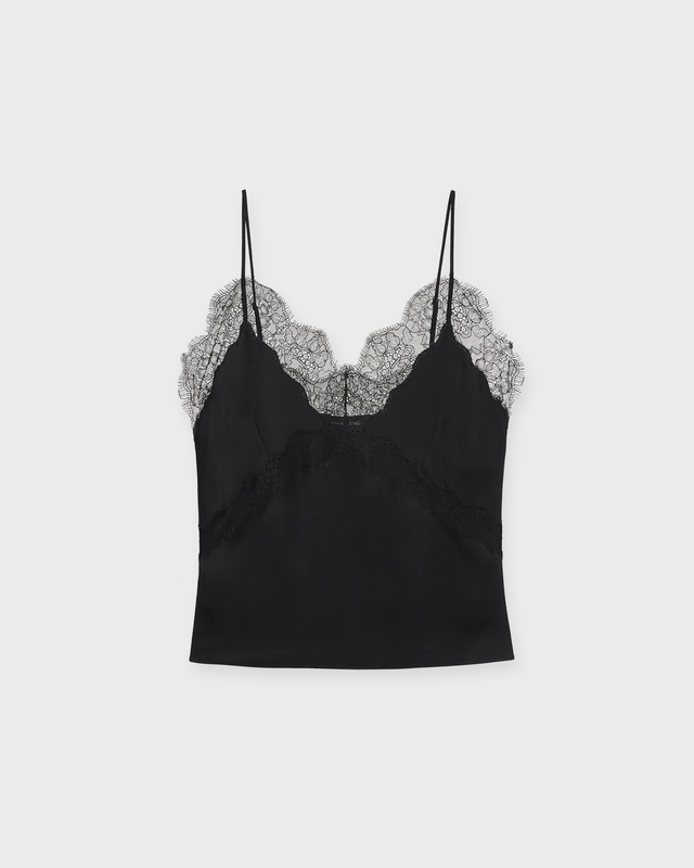 Anine Bing Top Amelie Camisole Black L