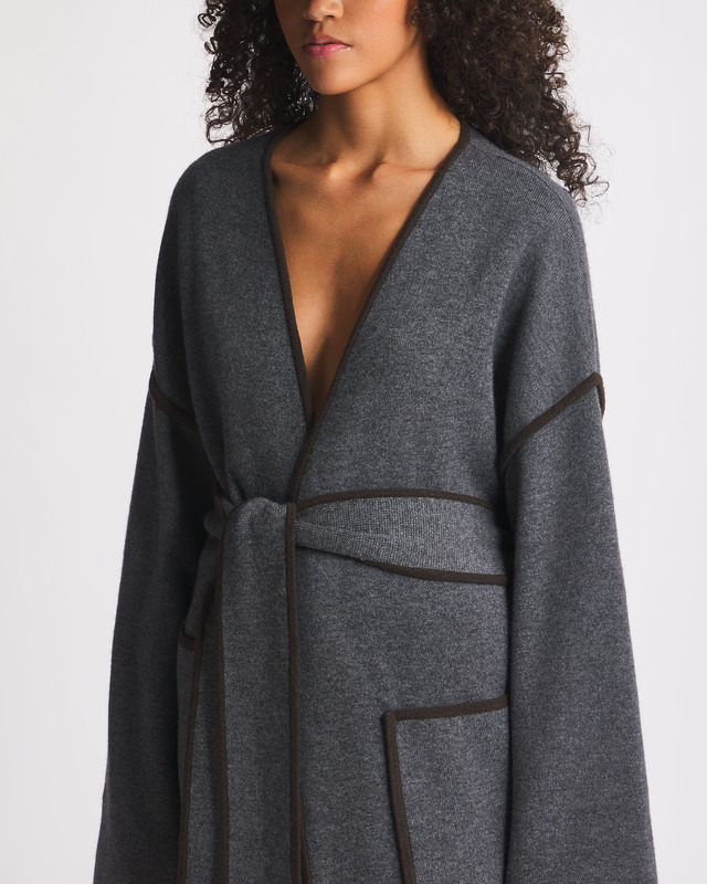 LISA YANG Cardigan Fiora Coat Cashmere Grå 0 (XS-S)