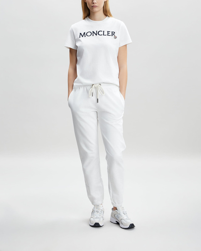 Moncler T-Shirt Maglia Maniche Corte Vit/svart L