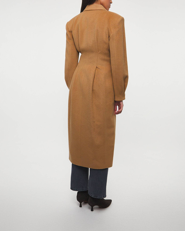 Dagmar Coat Cinched Camel 38