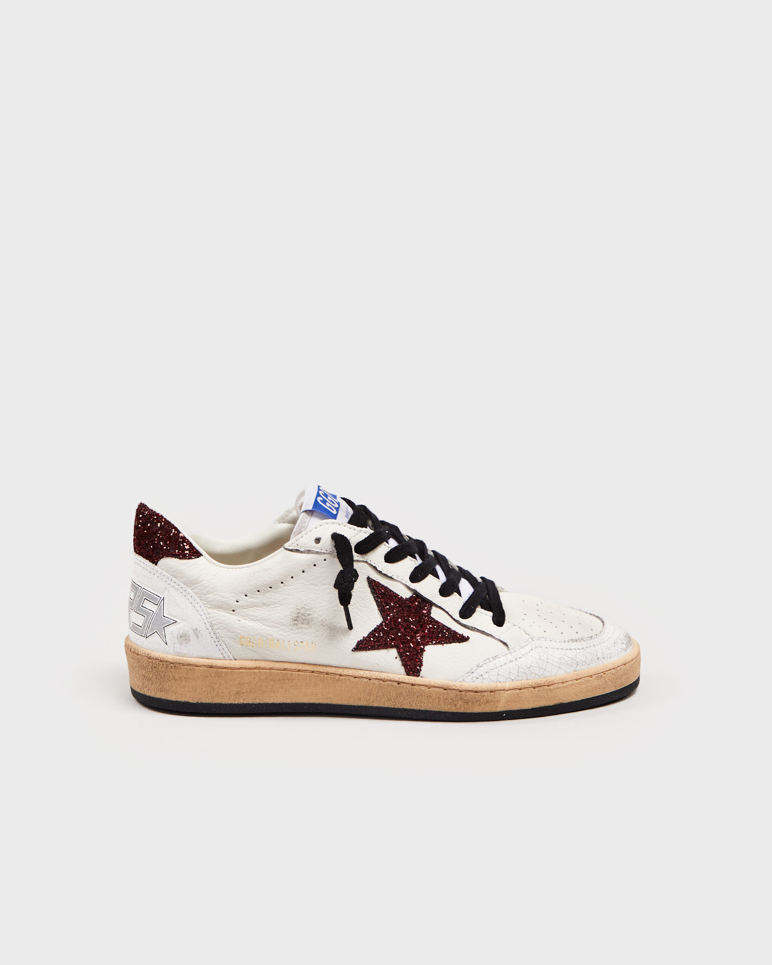 Golden Goose Deluxe Brand Sneakers Ball Star Nappa Upper Glitter Star ...