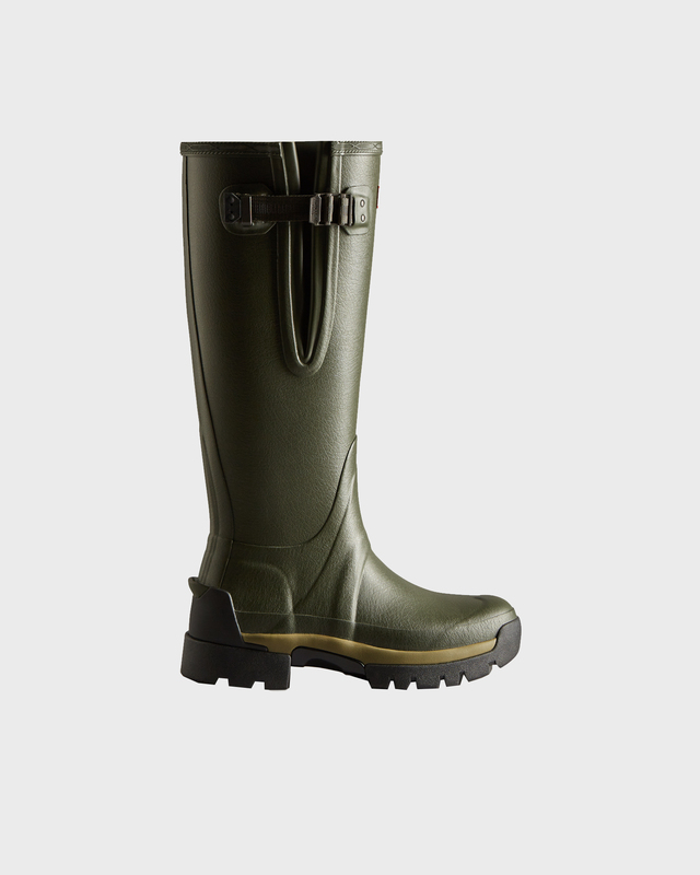 HUNTER Boots Women's Balmoral Tall Side Adjustable Oliv EUR 39