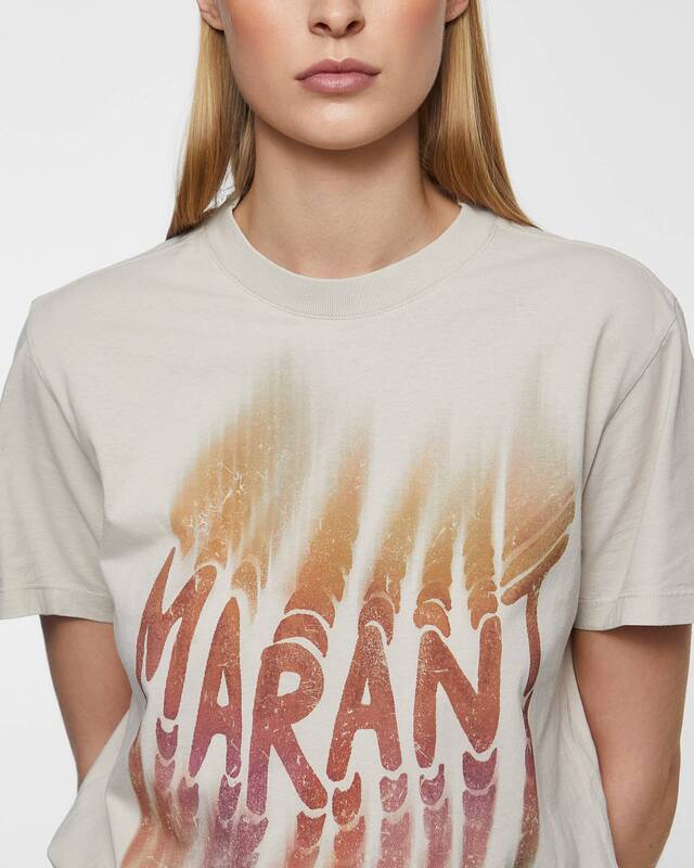 Isabel Marant Étoile T-shirt Zoeline Ecru XS