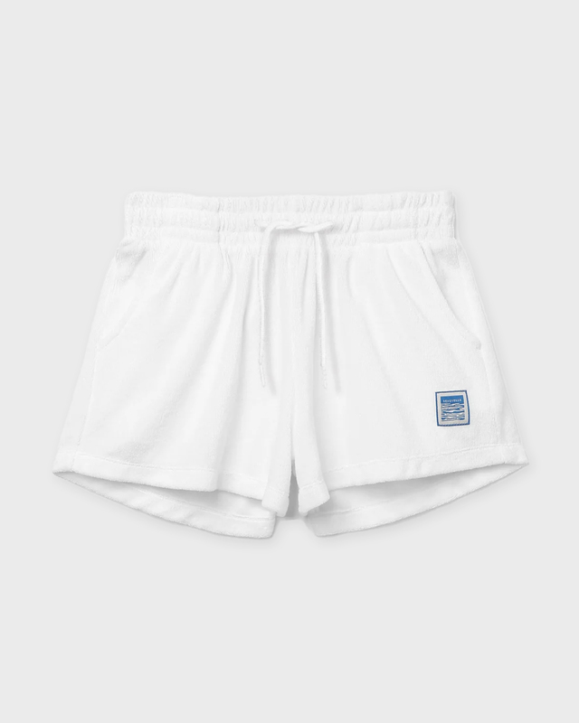 Shorts Relaxed Terry White