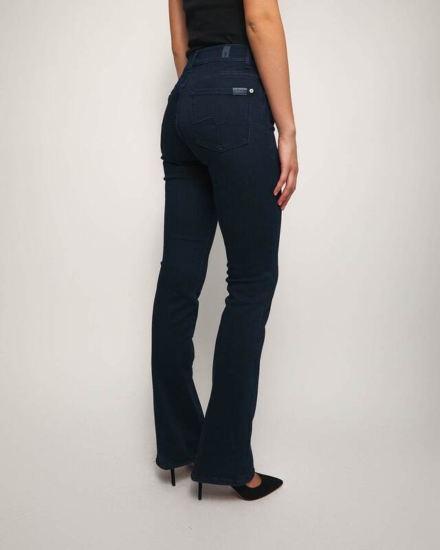 7 For All Mankind Jeans Bootcut Slim Illusion Star Dust Mörkblå  26