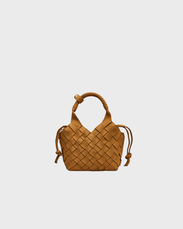 Taske Misu Mini Camel Suede Camel