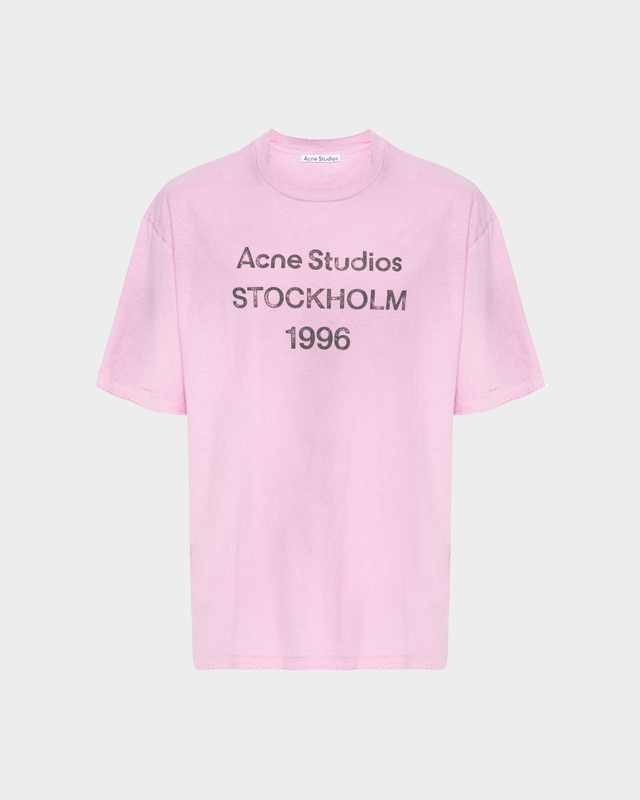 Acne Studios T-Shirt Logo Relaxed Fit Pink S