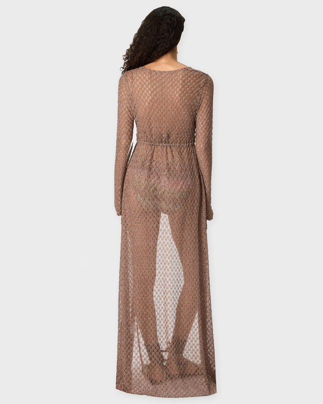 Cardigan Long Cover Up Brun