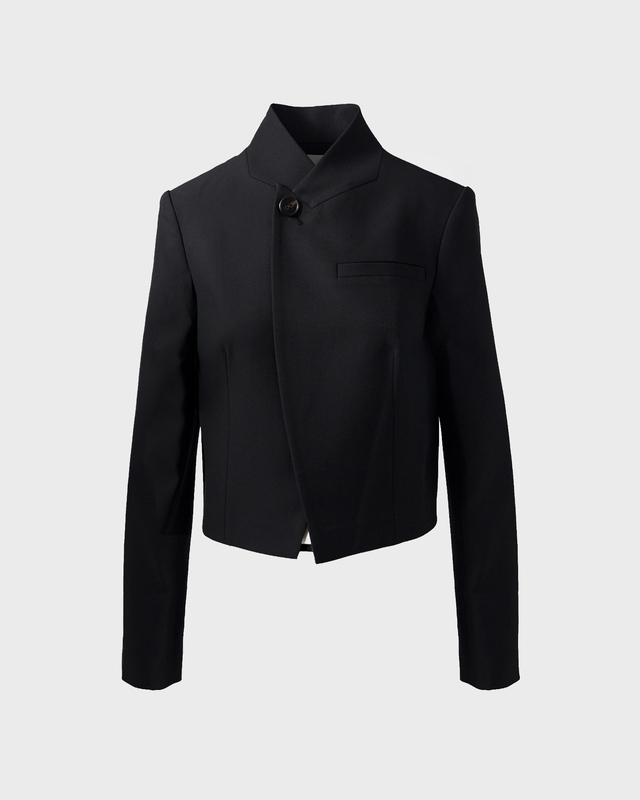 Kavaj Turn Collar Svart