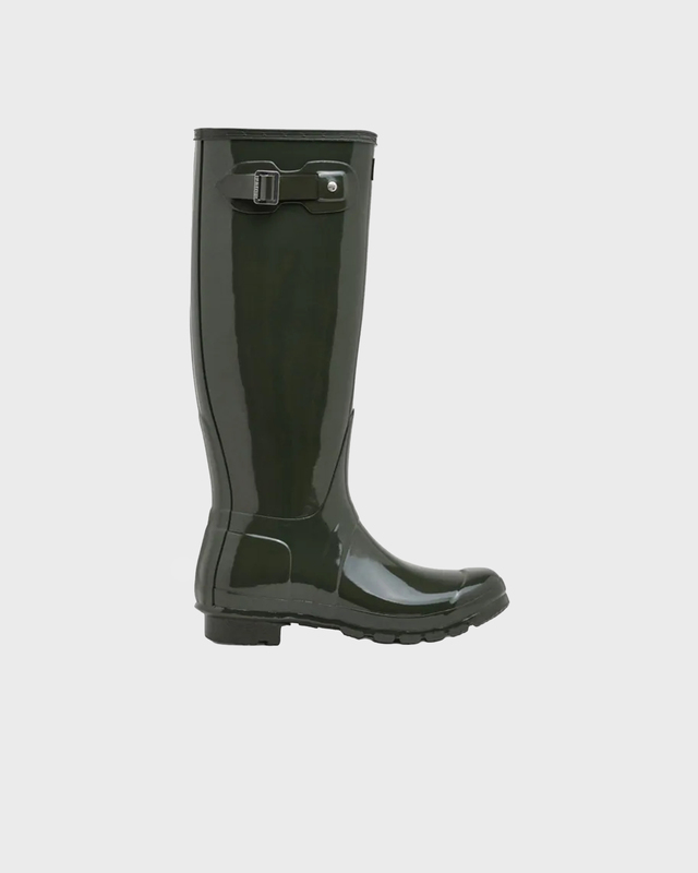 Støvle Original Tall Gloss Dark Green