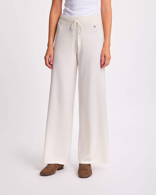 LISA YANG Trousers Sofi Cashmere White 1 (S-M)