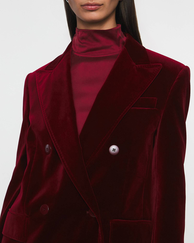 Max Mara Studio Blazer Digione Jacket Bordeaux IT 40 (EUR 34)