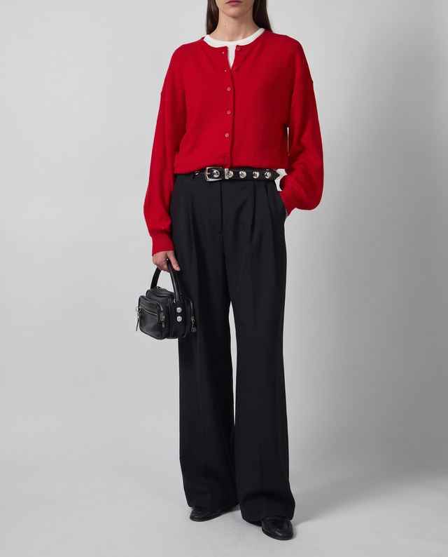 Cardigan Lou Cashmere Wool Red