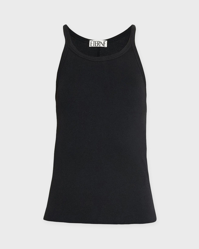 Éterne Top Rib Tank Black S