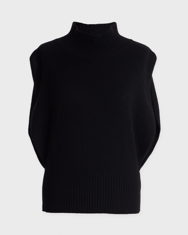 LISA YANG Top Zaya Cashmere Black 1 (S-M)