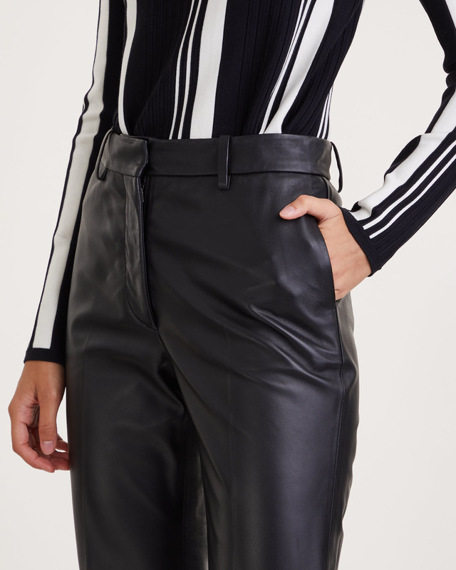 JOSEPH Talia nappa leather pant  Black 40