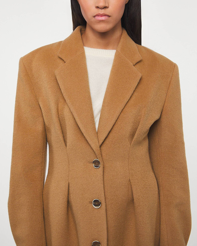 Dagmar Coat Cinched Camel 38