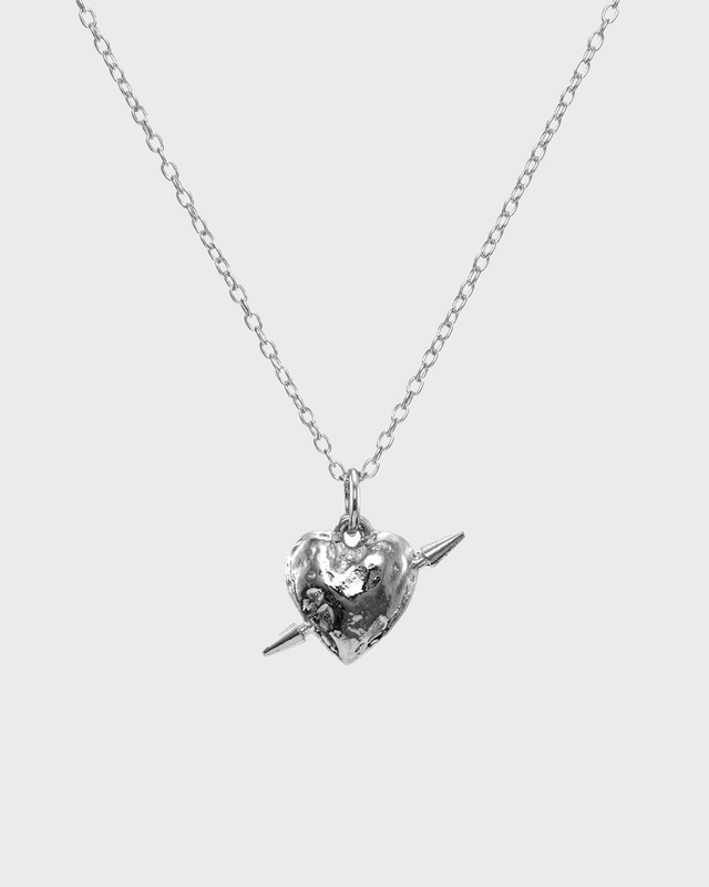 Tuvstarr’s Heart Necklace Silver