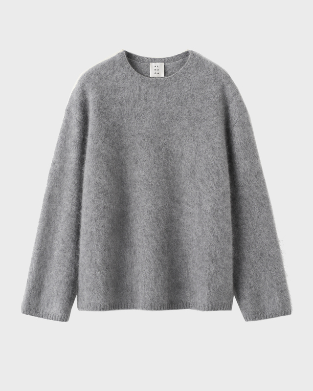 Almada Label  Cashmere Tröja Floy  Grå XL