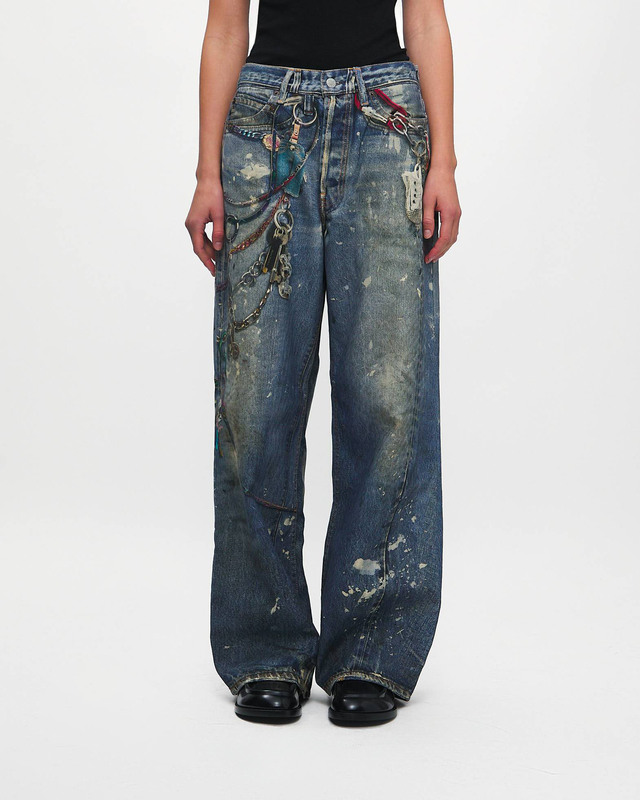 Acne Studios Jeans 1981F Baggy Fit Blue 36