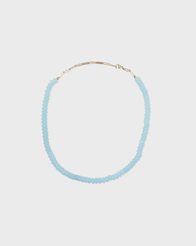 Necklace Stone Ljusblå