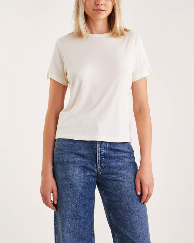 KHAITE T-Shirt Emmylou Creme XS