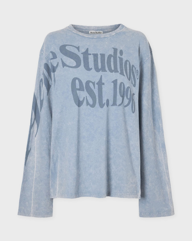 T-shirt Logo Relaxed Fit Dusty blue