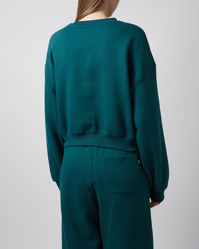 Sweatshirt Trackside Fleece Crew Grön