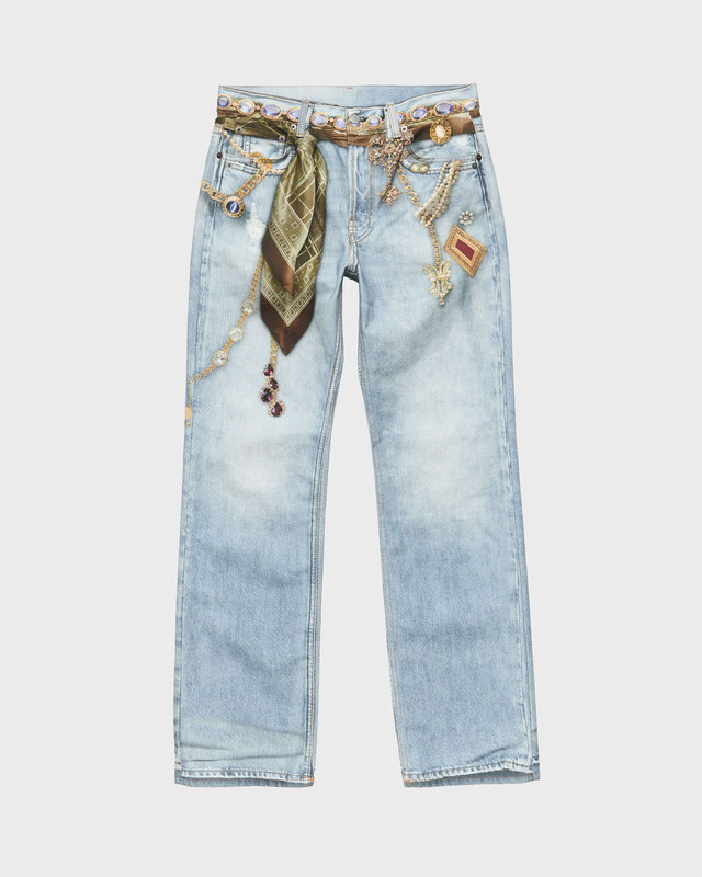 Jeans Jewellery Trompe- L´oeil Light blue