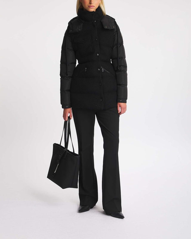 Moncler Artigny Long Coat  Svart MONCLER 1 (S)