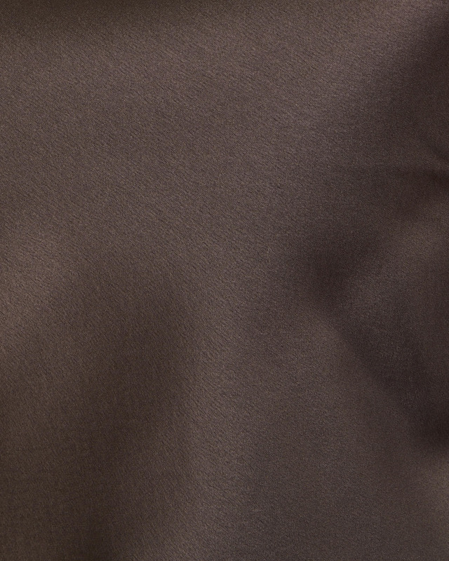Polo Ralph Lauren Blus Satin One-Shoulder Top Mörkbrun US 2 ( EUR 34)