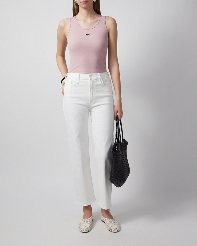 Jeans Rambler Zip Ankle  White