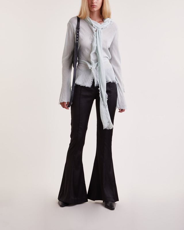 Acne Studios Trousers Suit Satin Flared Black 40