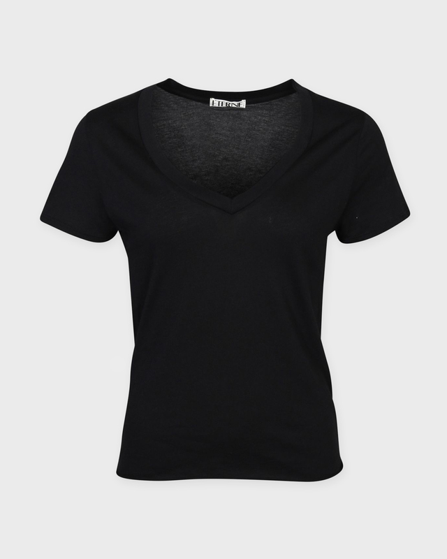 Éterne Top V-Neck T-Shirt Black M