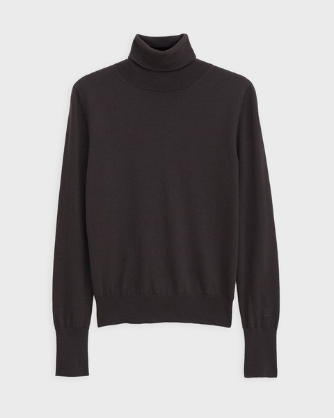 Sweater Turtle-Neck Brown 1