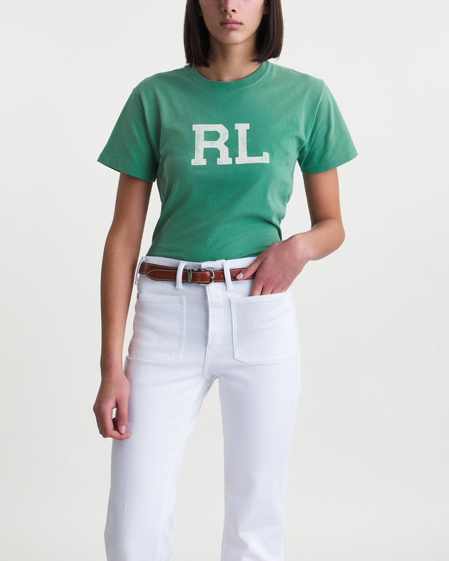 Polo Ralph Lauren T-Shirt RL Logo Short Sleeve Jersey Grön XS