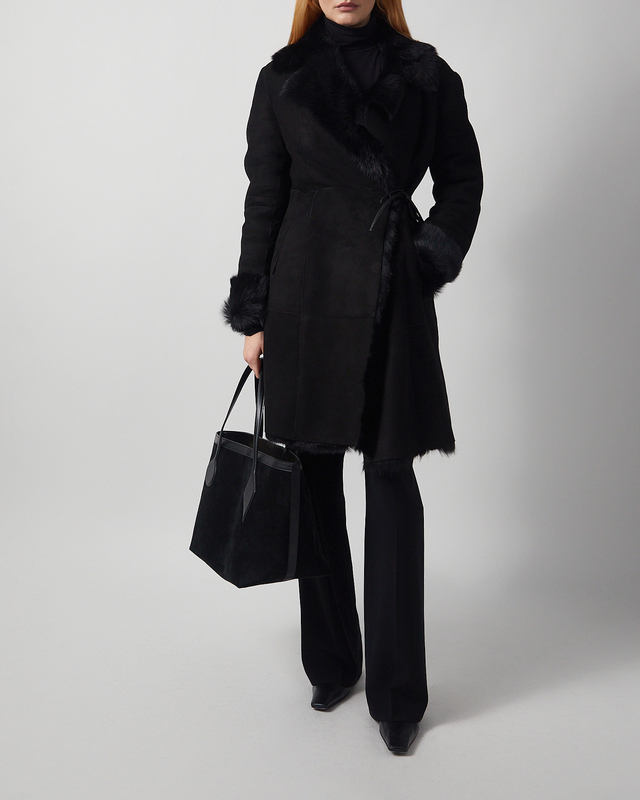 Coat Joni Midlength Black