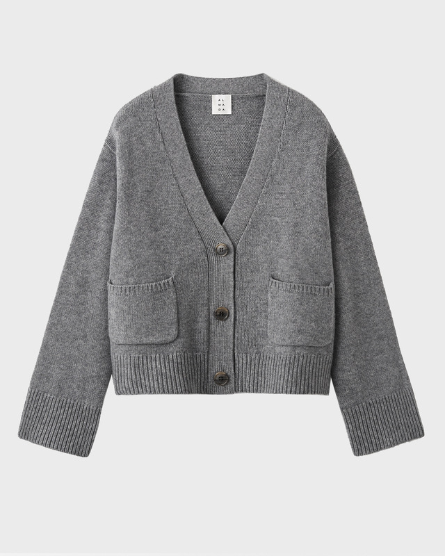 Almada Label  Cardigan Beja Grå XL