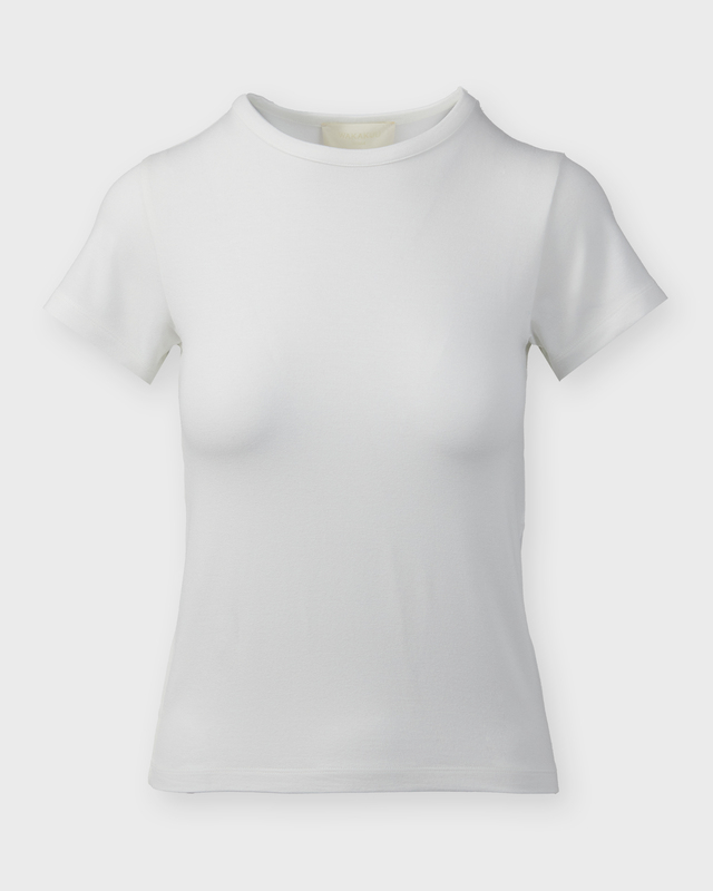 T-Shirt Baby Tee Modal Vit