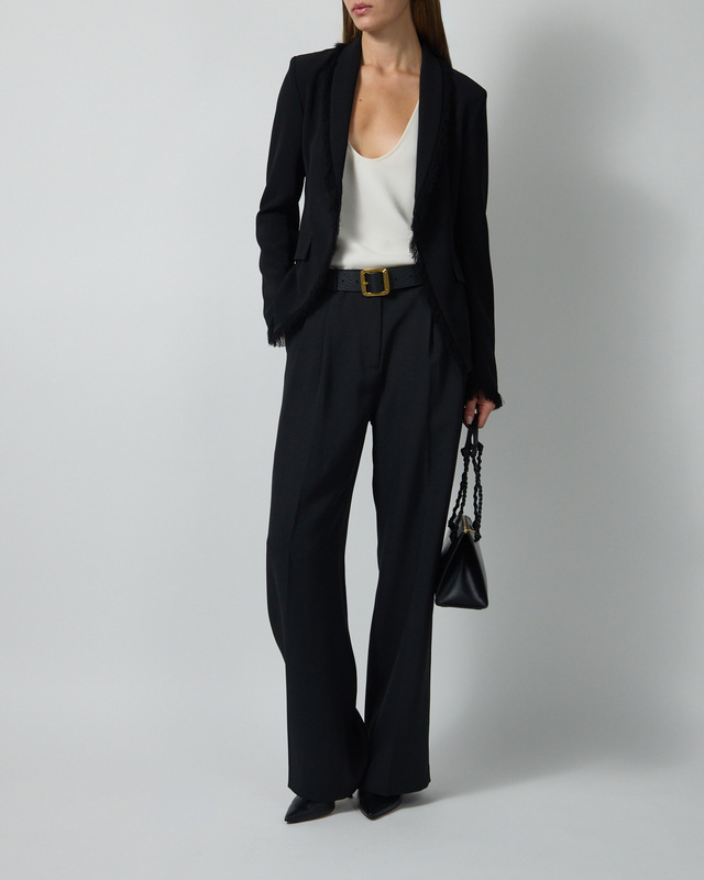 Blazer Katie Fringe Black