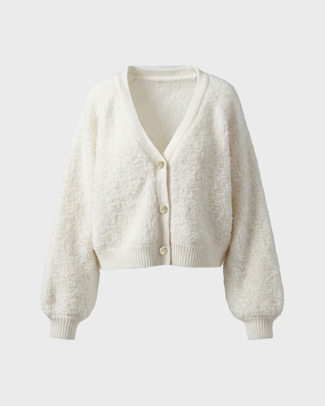 Cardigan Boucle Cream