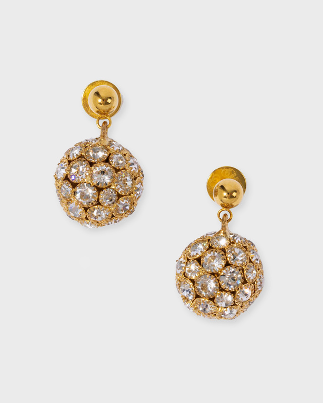 Pearl Octopuss.y Earrings Crystal Spheres Guld ONESIZE