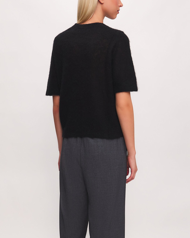 Dagmar Top Brushed Alpaca Black XL