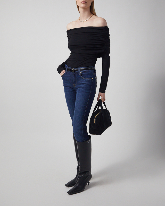 Jeans Kimmie Straight Rinsed Indigo Dark blue wash